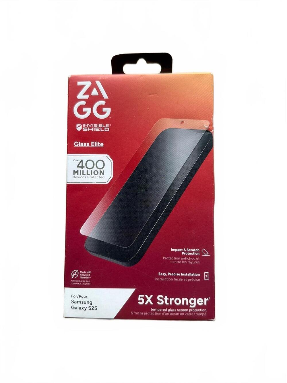 ZAGG Elite Screen Protector InvisibleShield Glass Elite Samsung Galaxy S25 NEW